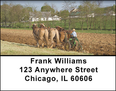 Amish Farmers Address Labels | LBBAH-28