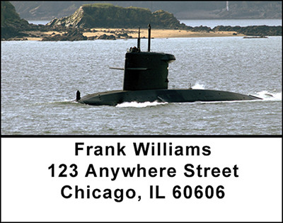 Navy - Anchors Away Address Labels | LBBAH-37