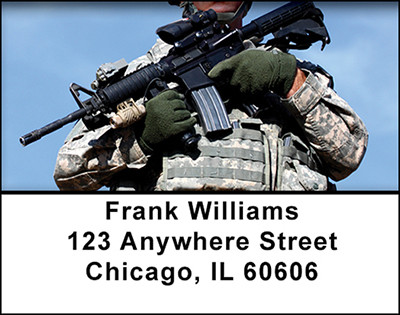 Army Weapons Address Labels | LBBAH-41