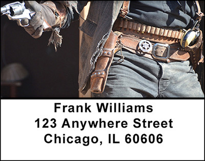 Cowboy Action Address Labels | LBBAH-48