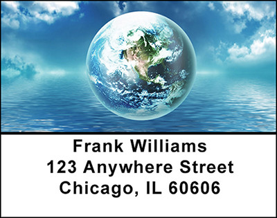 Save The Earth Address Labels | LBBAH-53