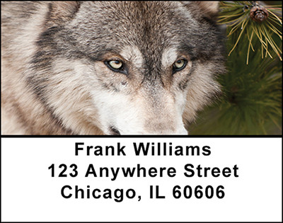 Wolf Tracking Address Labels | LBBAH-92