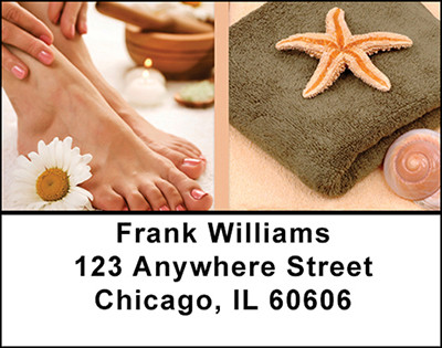 Nail Pro Collage Address Labels | LBBAI-57