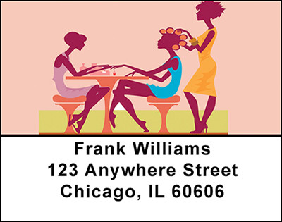 The Salon World Address Labels | LBBAI-59