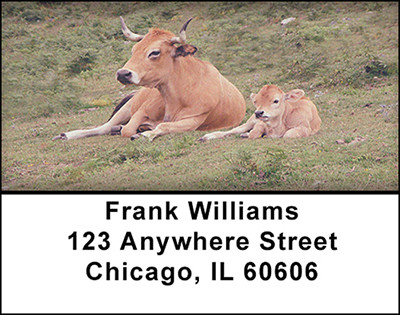 Cows and Calves Address Labels | LBBAI-90