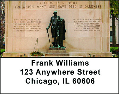 Honor George Washington Address Labels | LBBAI-98