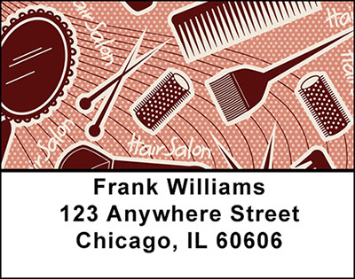 The Hair Salon Address Labels | LBBAJ-15