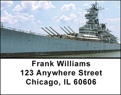 Naval Power Address Labels | LBBAK-08