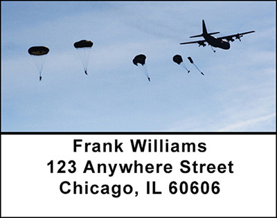 Airborne Missions Address Labels | LBBAK-13