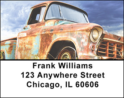 Vintage Autos Address Labels | LBBAK-35