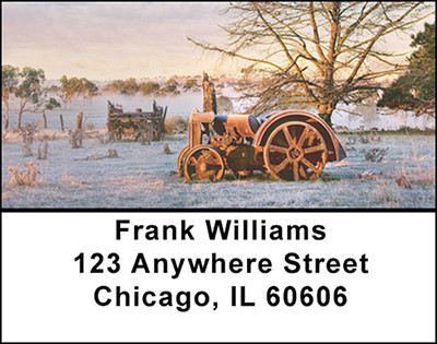 Old but Golden Tractors Address Labels | LBBAK-48