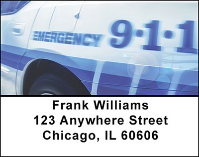 Police Protection Address Labels | LBBAK-84