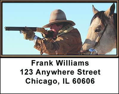 Western Cowboys Address Labels | LBBAL-16