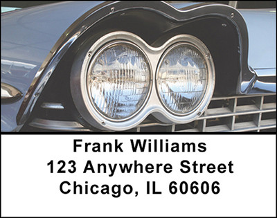 Classic Car Snapshots Address Labels | LBBAL-23