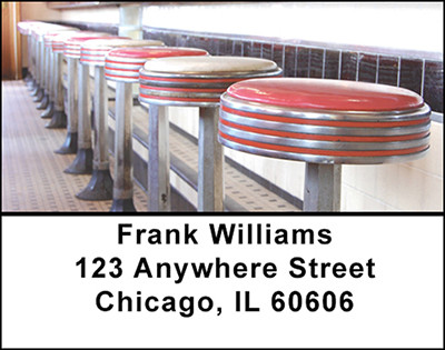 Retro Fun Times Address Labels | LBBAL-24