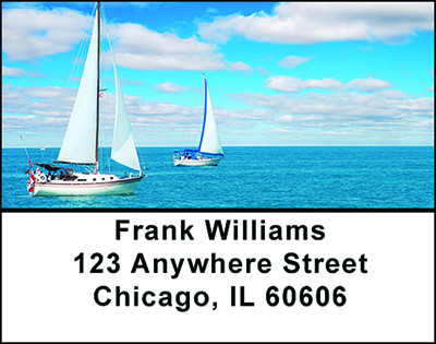 Sails and Sailboats Address Labels | LBBAL-81
