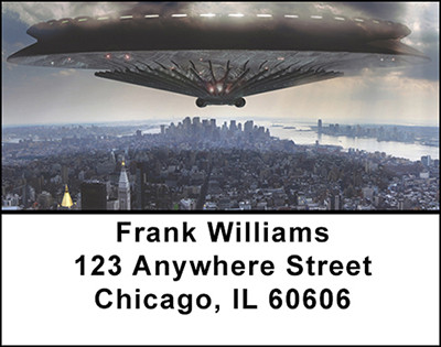 When Alien's Attack Address Labels | LBBAM-38