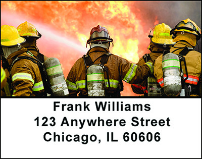 Hero's Fighting Fires Address Labels | LBBAM-68