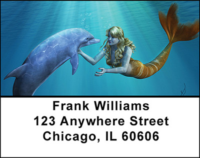Beautiful Mermaids Address Labels | LBBAM-69