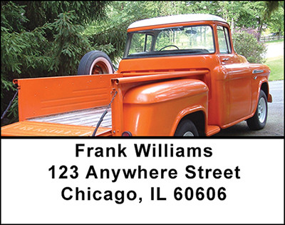 Classic Trucks From The 50's Address Labels | LBBAN-07