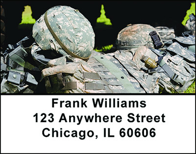 Military Combat Gear Address Labels | LBBAN-33