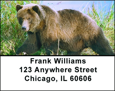 Wolves & Bears Address Labels | LBBAN-43