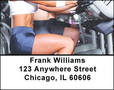 Gym Workout Address Labels | LBBAN-77