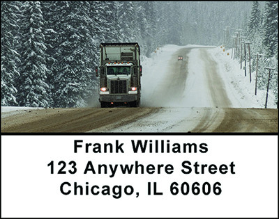 Ice Road Trucks Address Labels | LBBAO-14