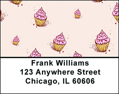 Whimsical Cupcakes Address Labels | LBBAP-33