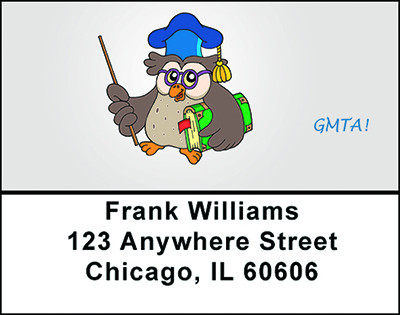 Texting Owls Address Labels | LBBAP-53
