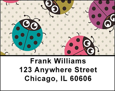 Whimsical Ladybugs Address Labels | LBBAP-99