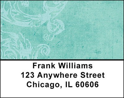 Vintage Blue Address Labels | LBBAQ-18