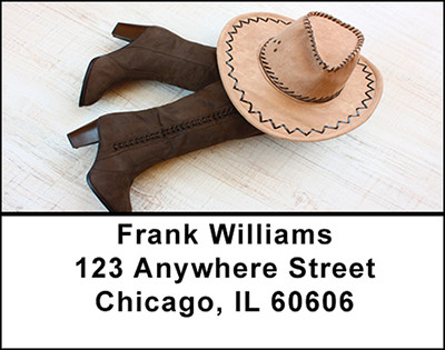 A Cowgirl Package Address Labels | LBBAQ-69