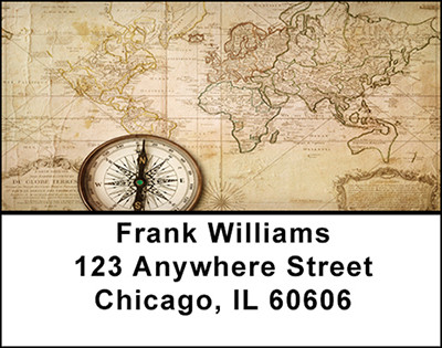 World Maps Address Labels | LBBAQ-71
