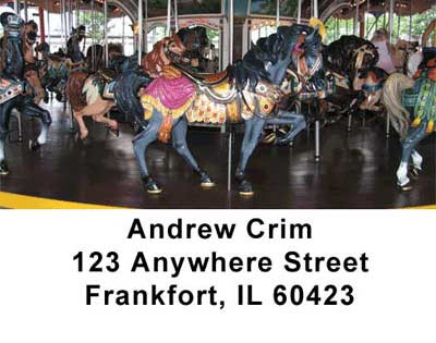 Carousel Series One Address Labels | LBCAR-01