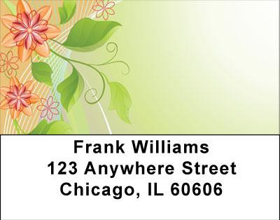 Ivy Lines Address Label | LBGEO-84