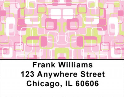 Retro Shapes Address Labels | LBGEP-50