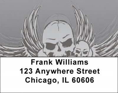 Stylish Skulls Address Labels | LBGEP-60