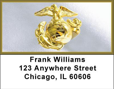 Marine Corps Emblem Address Labels | LBMIL-17