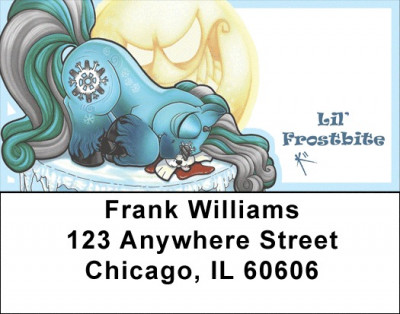 Blue Demons By Little Demon Address Labels | LBMLD-12