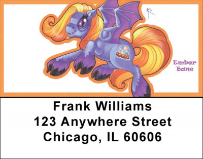 Flighty By Little Demon Address Labels | LBMLD-16