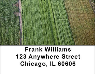 Fields Of Green Address Labels | LBNAT-27