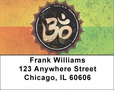 Hinduism Symbol Address Labels | LBREL-42