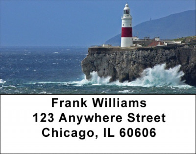 Lighthouses Rocky Coastlines Address Labels | LBSCE-80