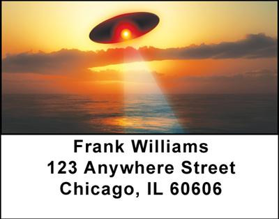 Alien Abduction Address Labels | LBSPA-05