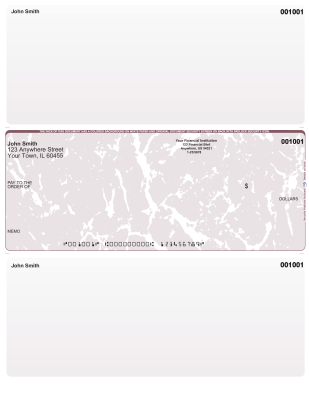 Burgundy Marble Middle Laser Checks | LMC-UM