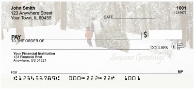 Seasons Greetings Personal Checks | XMS-51