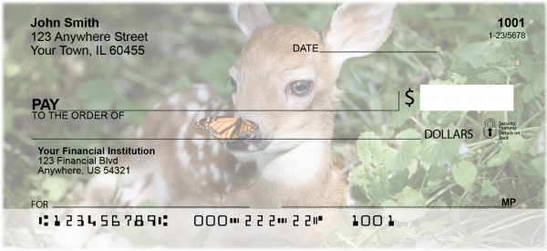 Baby Deer Personal Checks | ANI-18