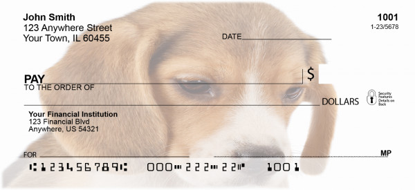 Beagle Dog Breed Personal Checks | BAC-38