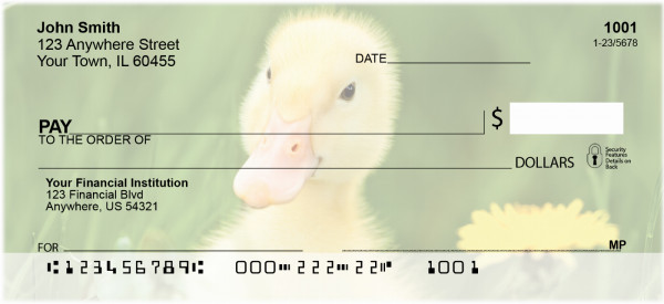 Little Yellow Ducklings Personal Checks | BAC-77